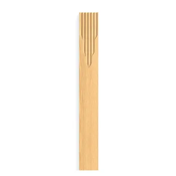 Decorative narrow pilaster, Carved fluted pilaster Decorative narrow pilaster, Carved fluted pilaster